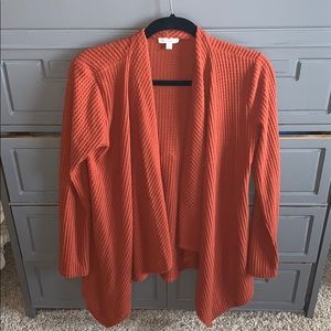 Burnt orange cardigan